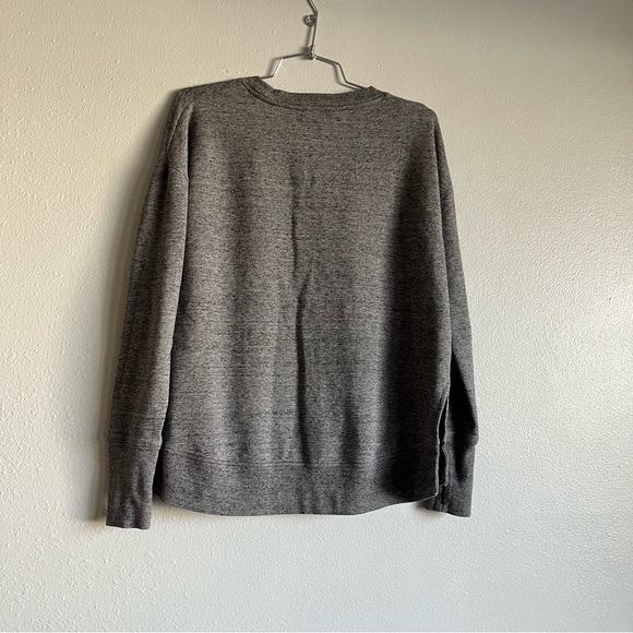 Athleta Heather Grey Crewneck Sweatshirt with Thumbholes - Picture 4 of 4